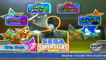 Sega Superstars screen shot title